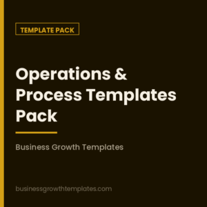 BGT Operations & Process Templates Pack