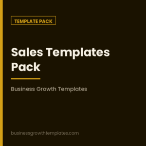 BGT Sales Templates Pack