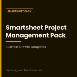 BGT Smartsheet Project Management Pack