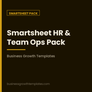BGT Smartsheet HR & Team Ops Pack