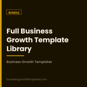 Full Business Growth Template Library