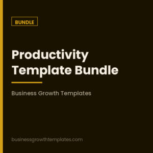 Productivity Template Bundle