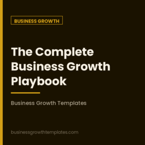 The Complete Business Growth Playbook