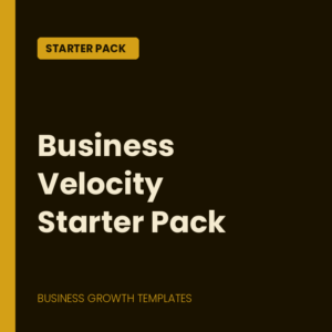 Business Velocity Starter Pack