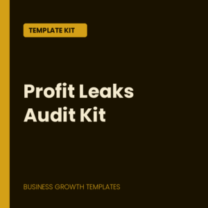 Profit Leaks Audit Kit