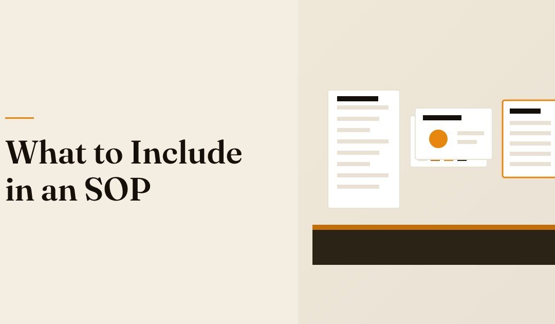 What to Include in an SOP So People Actually Follow It